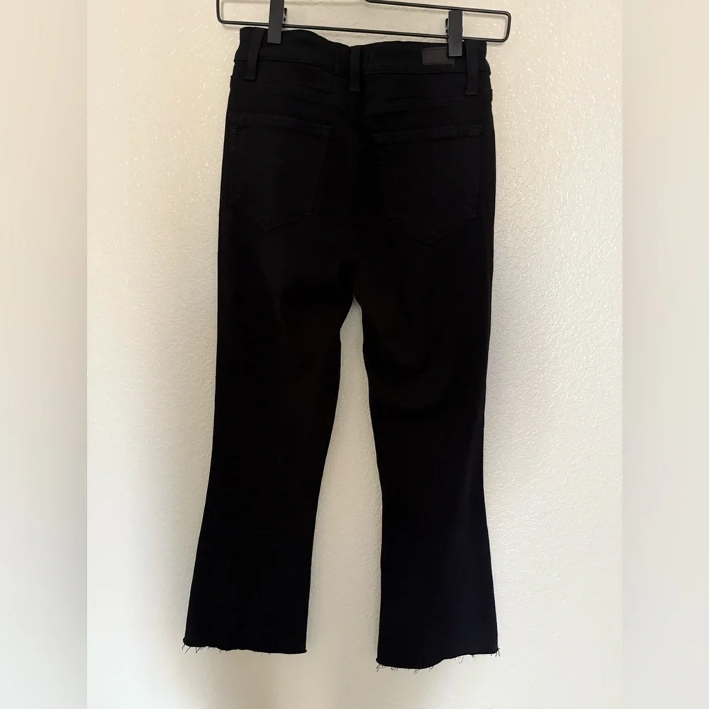 PAIGE Jeans The Rory Crop Flare Black - Picture 7 of 8